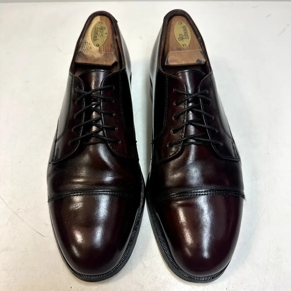 VGUC Rancourt & Co. x Cole Haan Cap Toe Derby Burgundy Made in Maine USA 8 D
